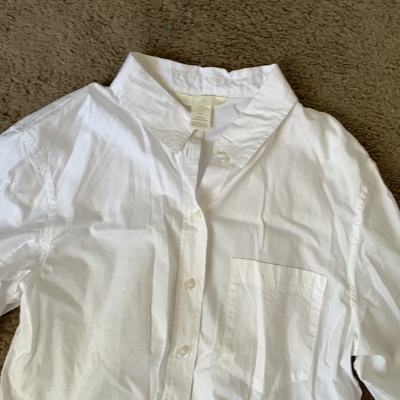 H&M Oversized white button up shirt - Picture 4 of 4